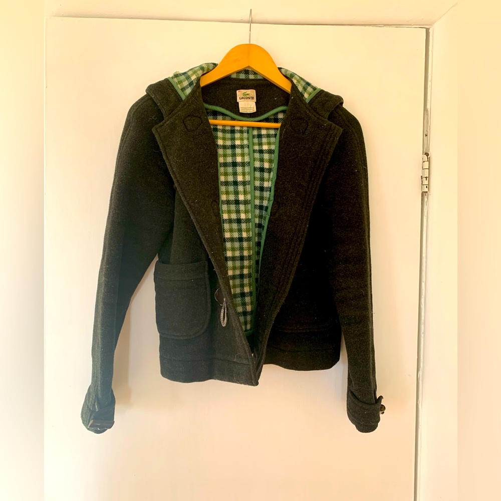 Lacoste Wool Toggle Coat